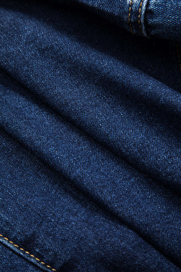 Bouton métallique en denim Vêts extérieurs