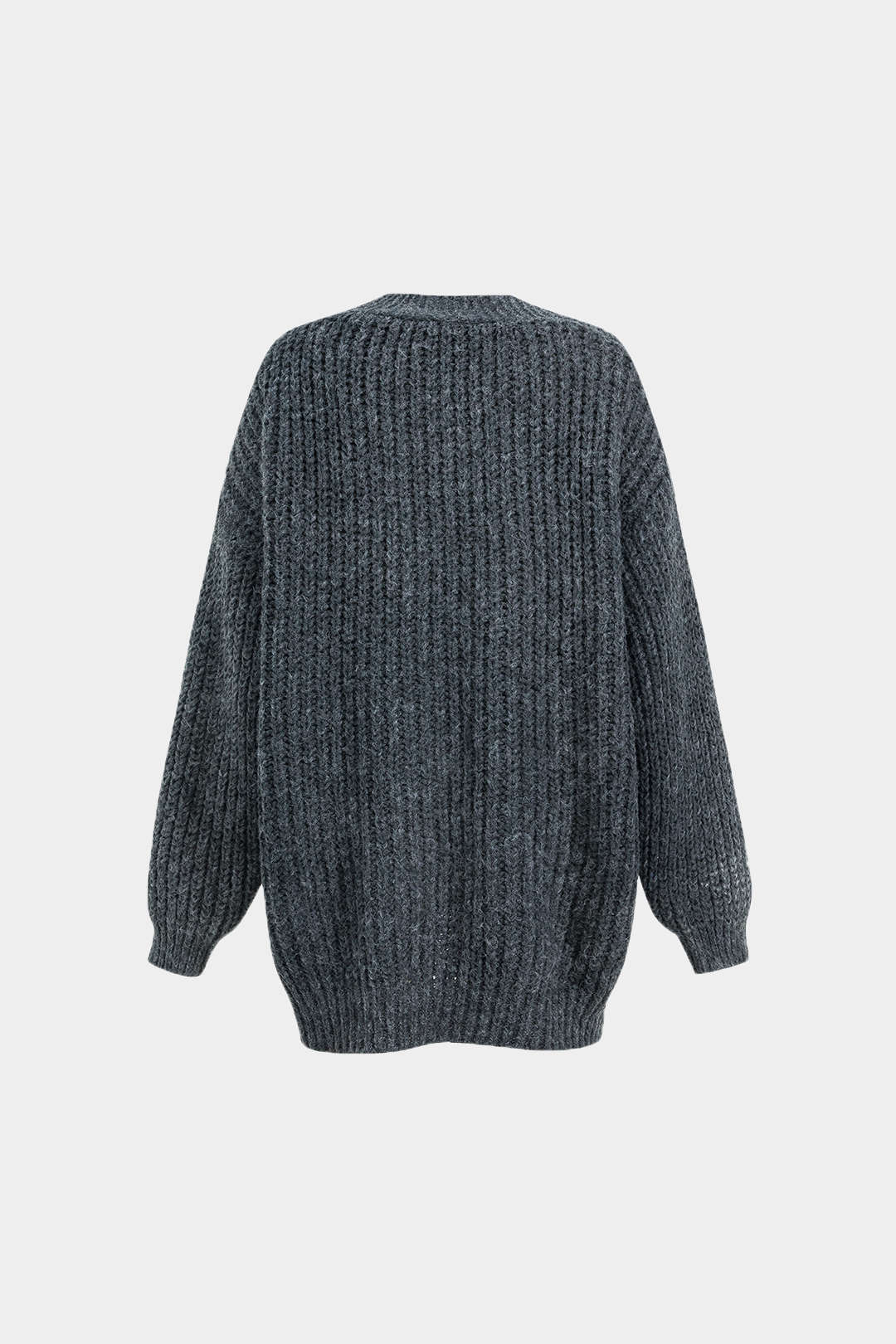 데님 패치워크 버튼 포켓 스웨터 카디건