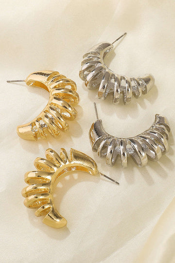 Spiral Spring-Shaped Earrings