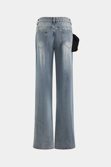 Jeans de détail à l'arc