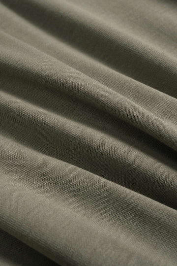 Off Shoulder Metallic Pleated Zipper Waist-Cinching Sweatshirt