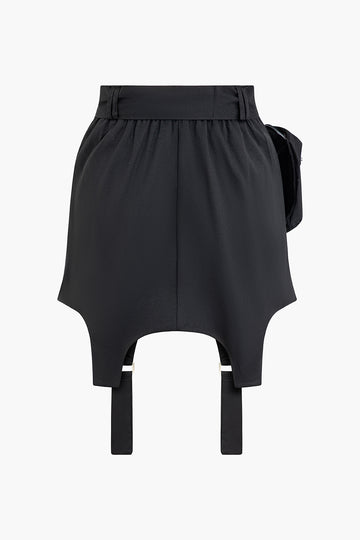 Belted Purse Mini Skirt