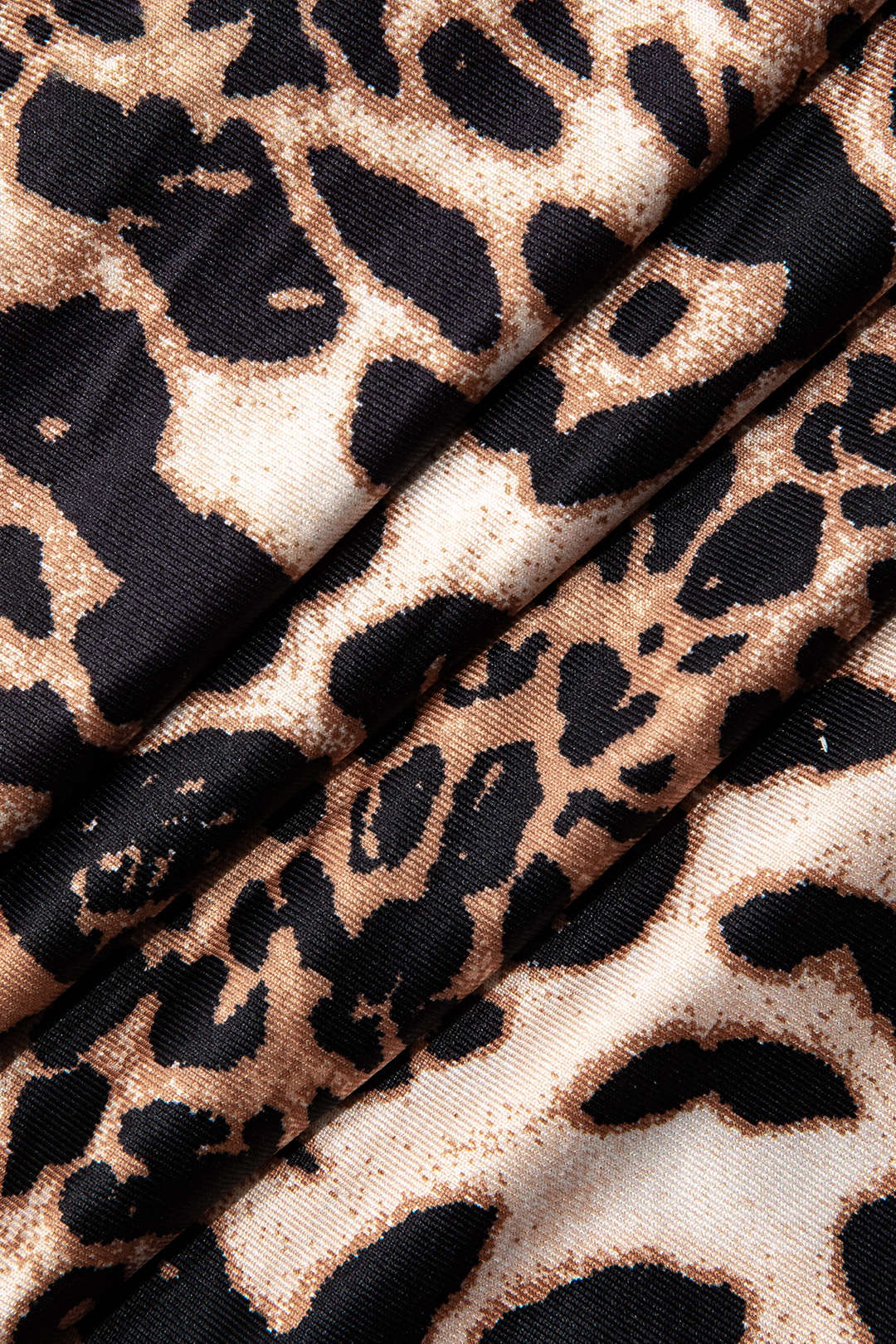 Leopard Print Halter Maxi Dress