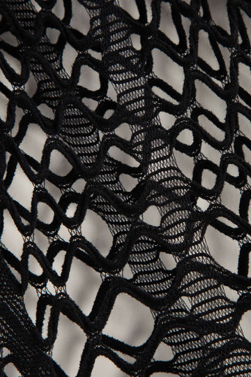 Fishnet Sleeveless Mini Dress