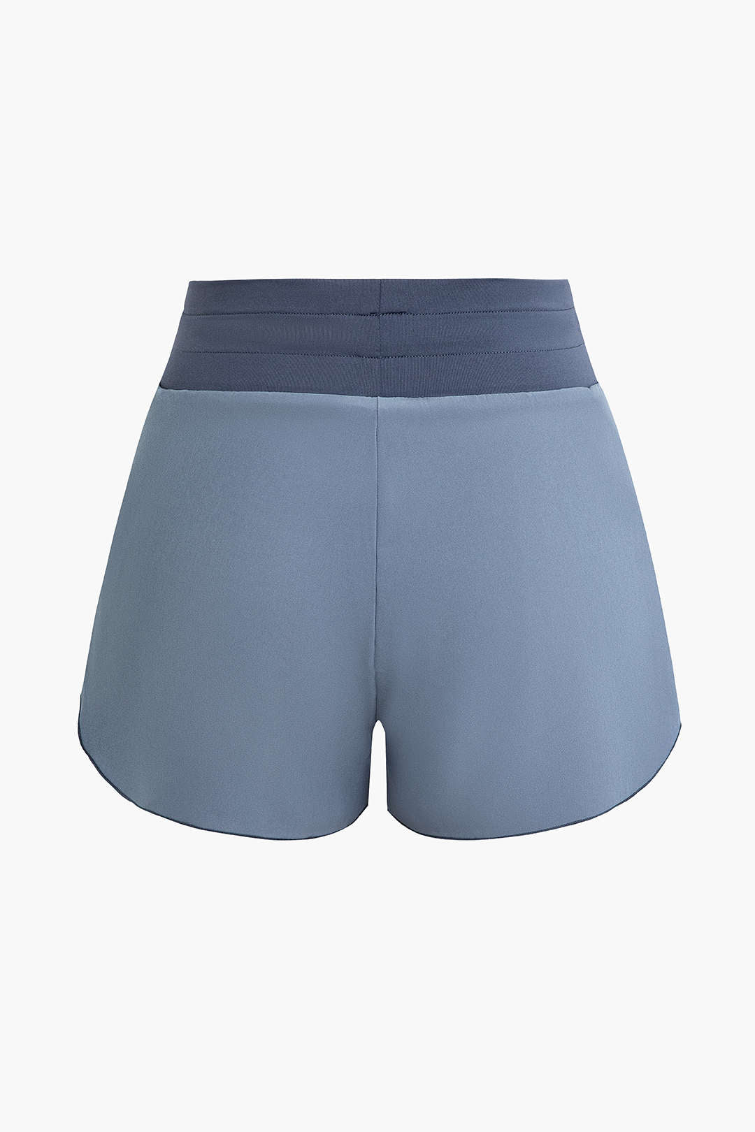 Basic Drawstring Waist Athletic Shorts