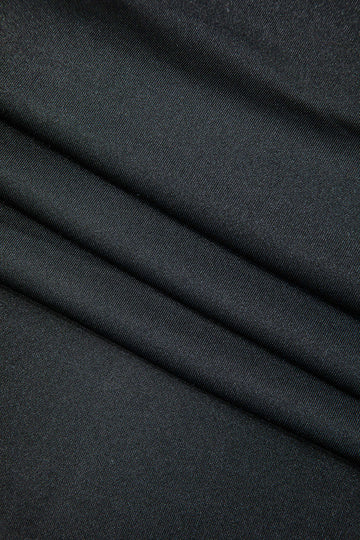 Lace Panel V-neck Halter Slit Midi Dress