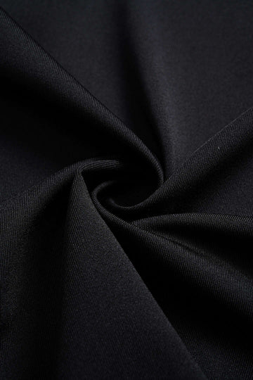 Plus Size Round Neck Patchwork Ruched Sleeveless Midi Dress