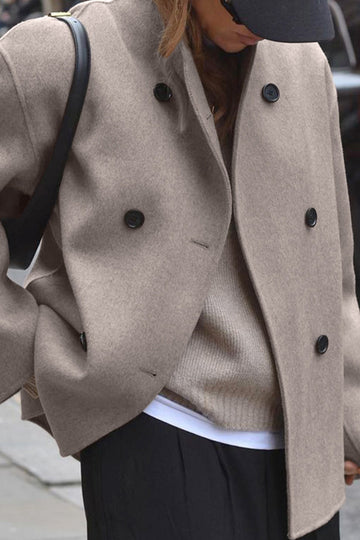 Oversized Button-Down Coat