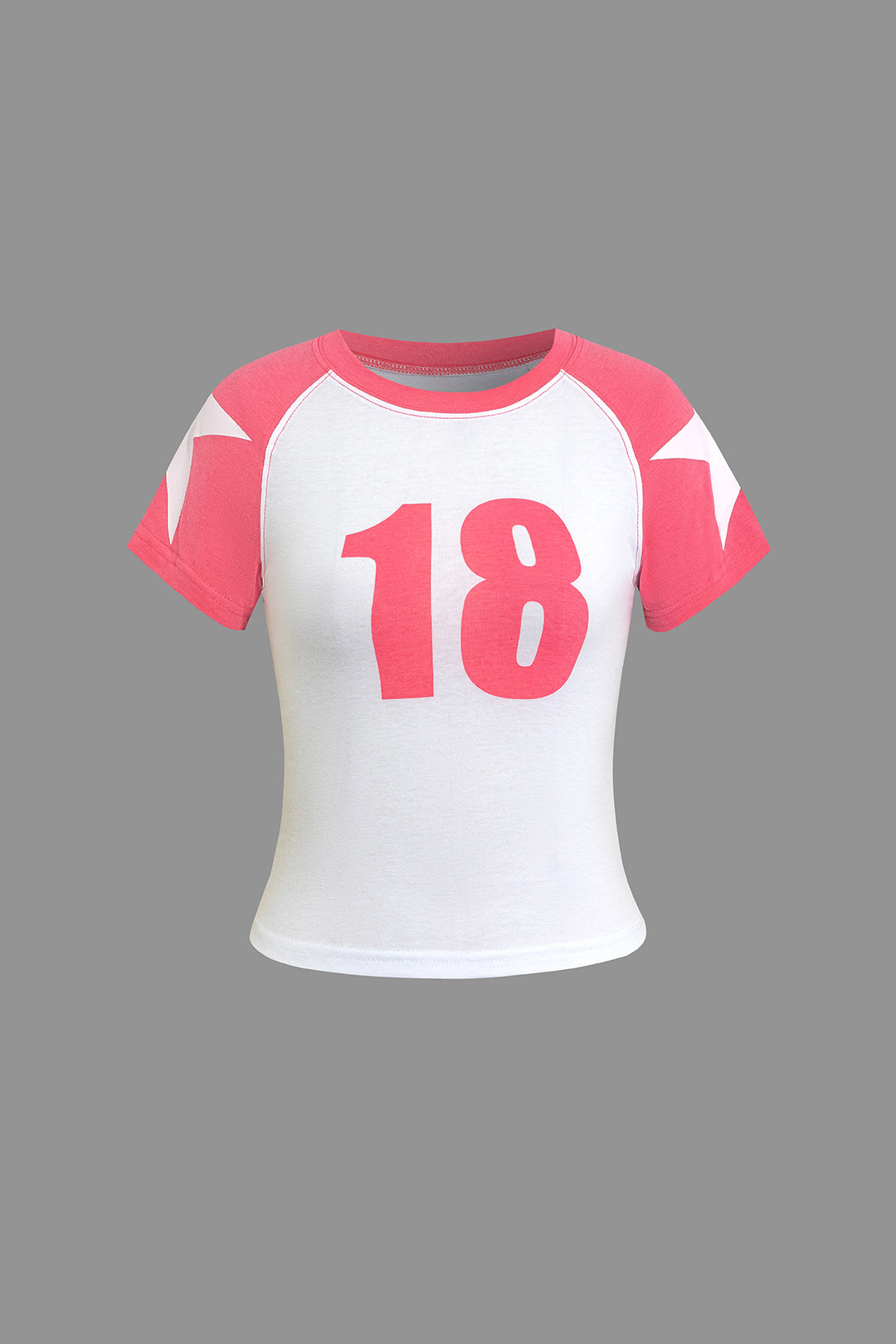 Number 18 Print T-shirt