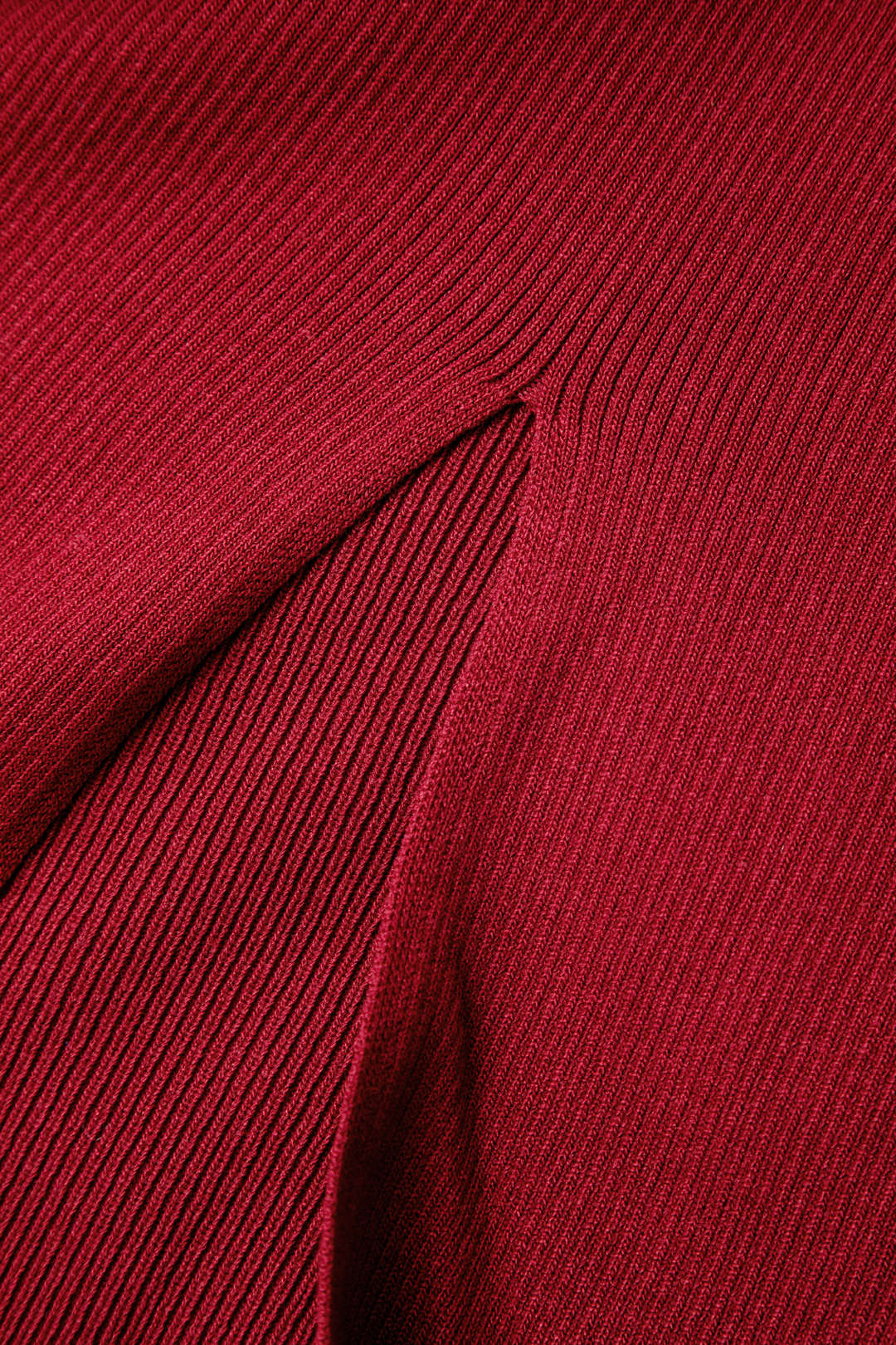 Halter Tie Long Sleeve Split Midi Dress