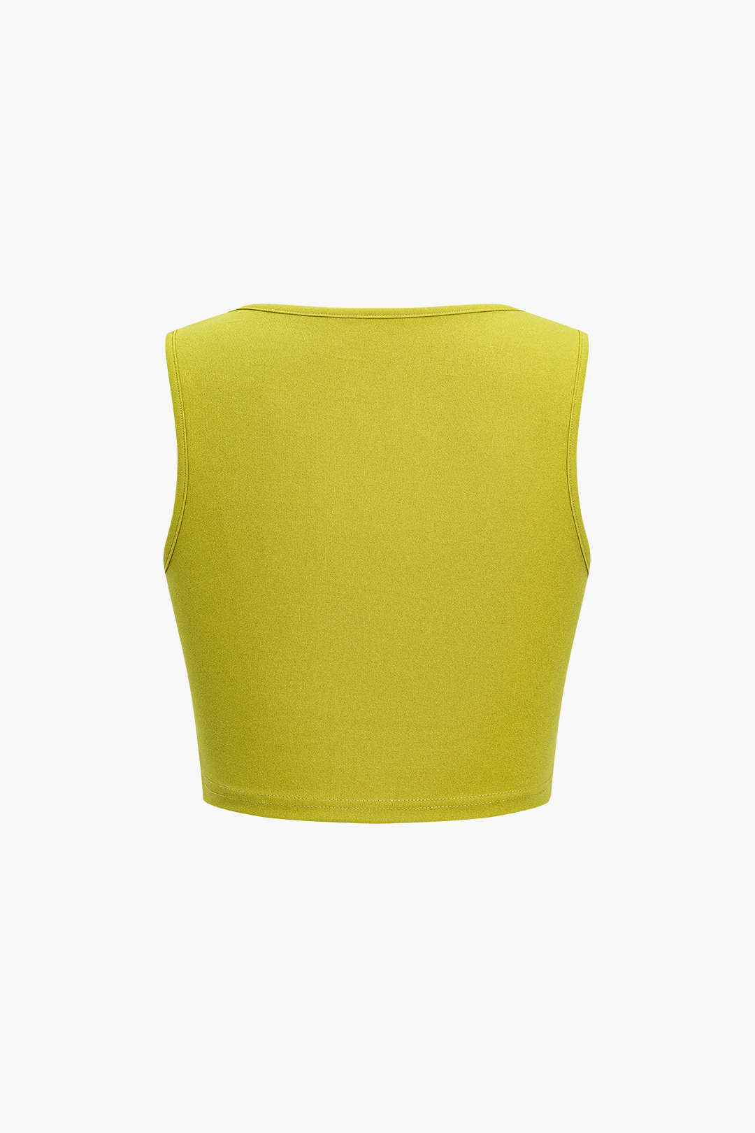 Solid Crop Tank Top ja Ruffle seeliku komplekt