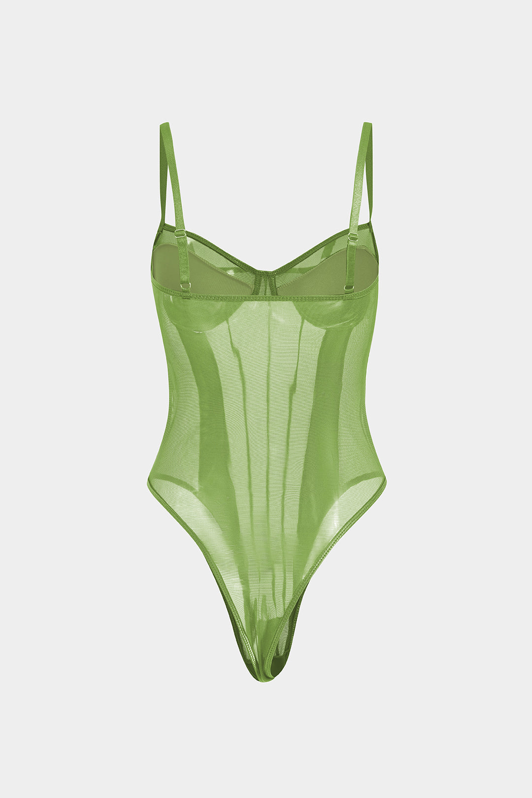 Mesh rygglöst ren lapptäcke korsett slip bodysuit