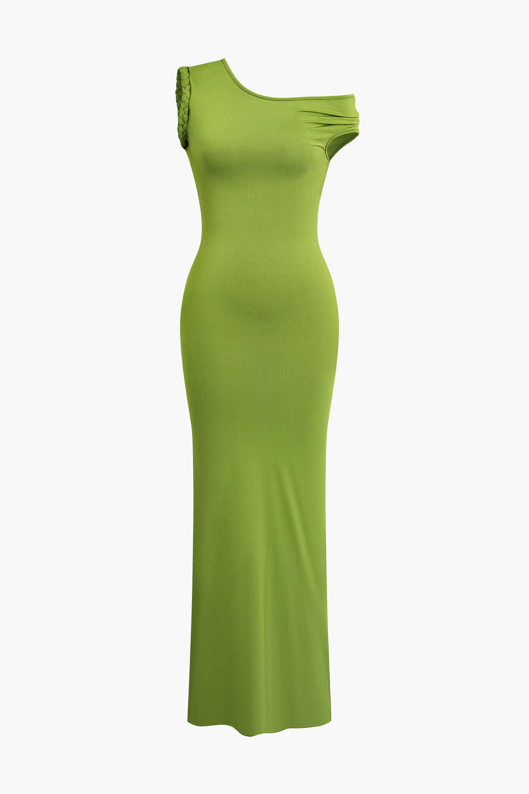 Asymmetrical Slit Maxi Dress