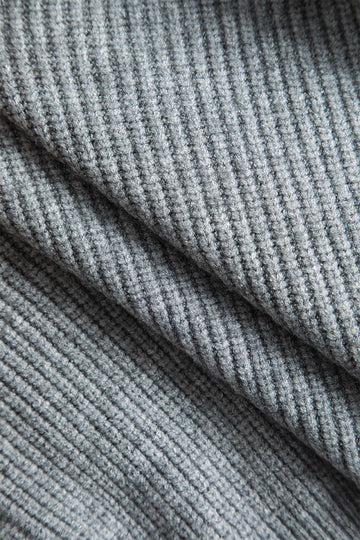 Button Detail Ribbed Knit Cardigan