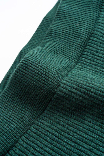 Plus Size Knit Cut Out  Set