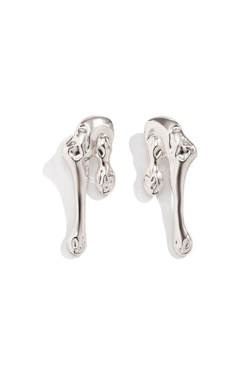 Lava Texture Metal Earrings