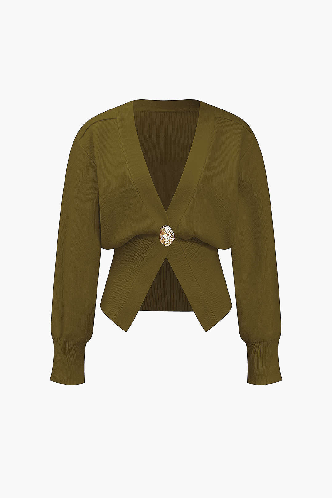 V-Neck Sweater Cardigan