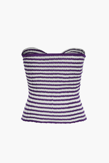 Twisted Front Knitted Top