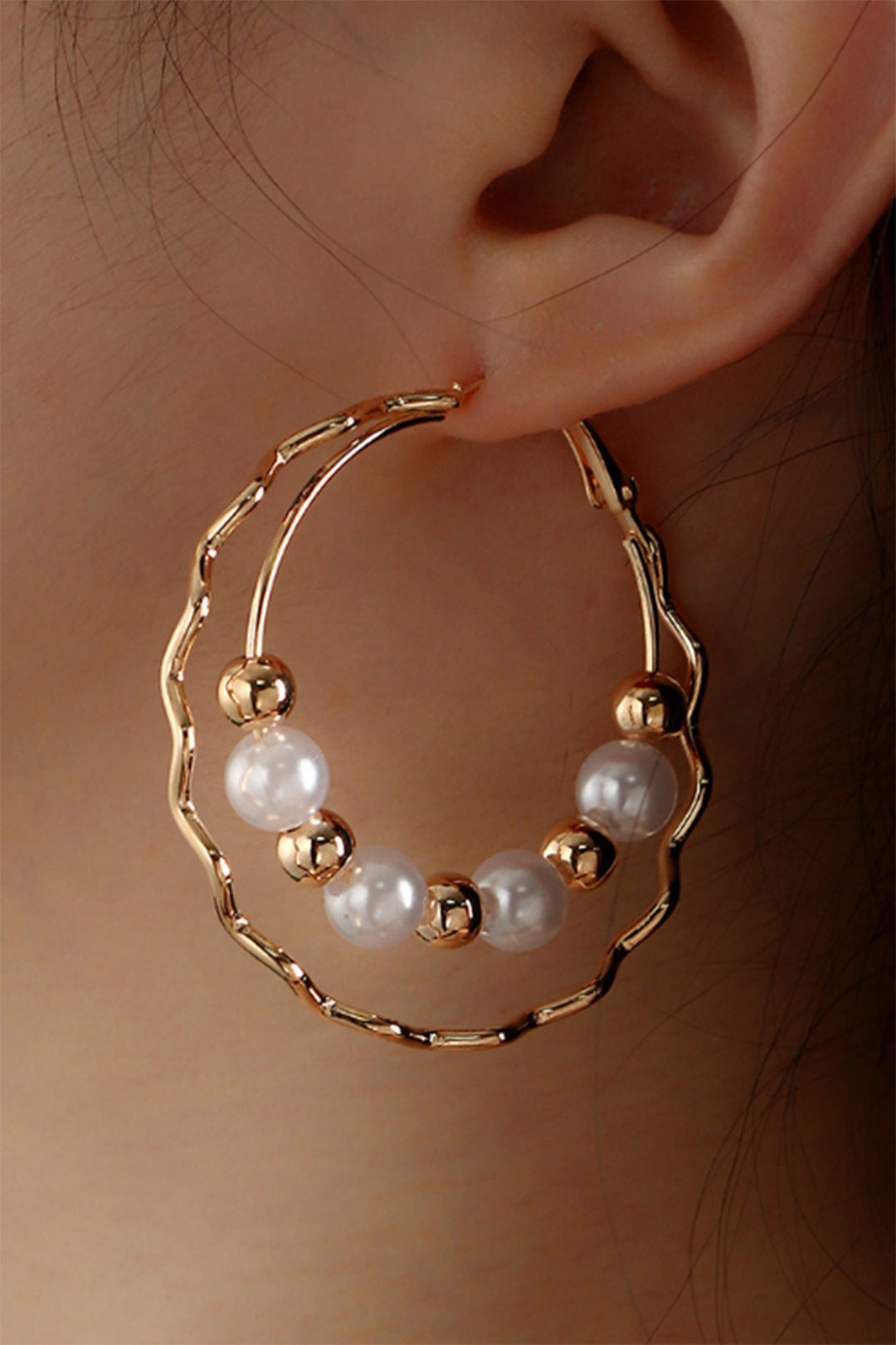 Pearl Decor Earrings
