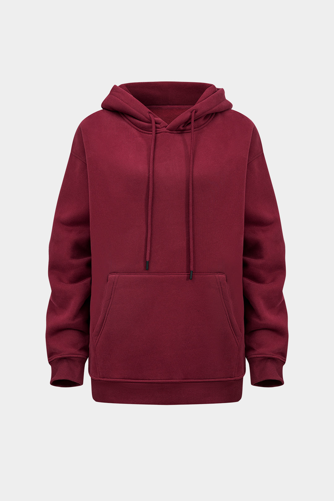 Hoodie tal-but solidu li jiġbed