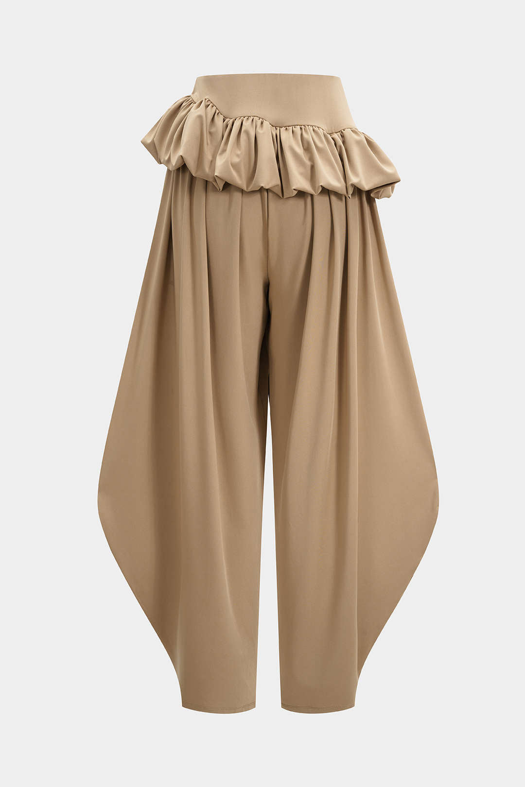 Ruched Twist Knot Trousers
