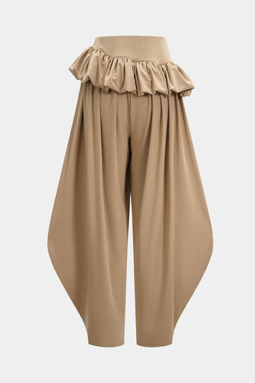 Ruched Twist Knot Trousers