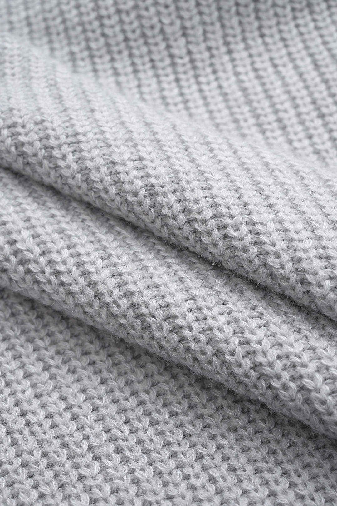 Knit Off-Shoulder Ribbed Side Slit Long Sleeve Dress