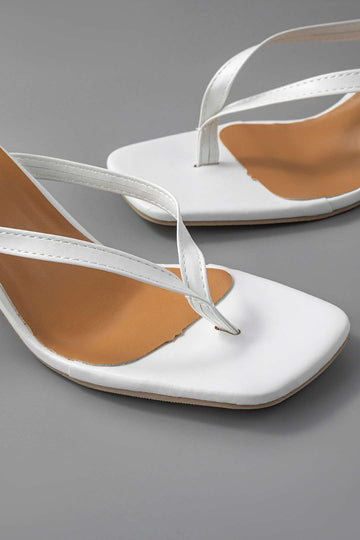 Basic Mid Heel Thong Sandals