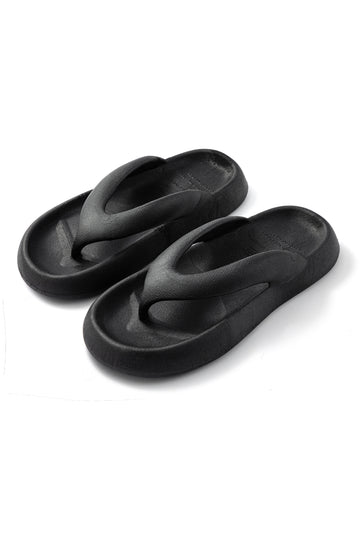 Classic Black Comfort Flip-Flops