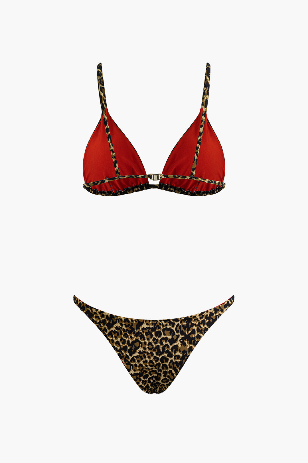Leopard Print Bikini Set