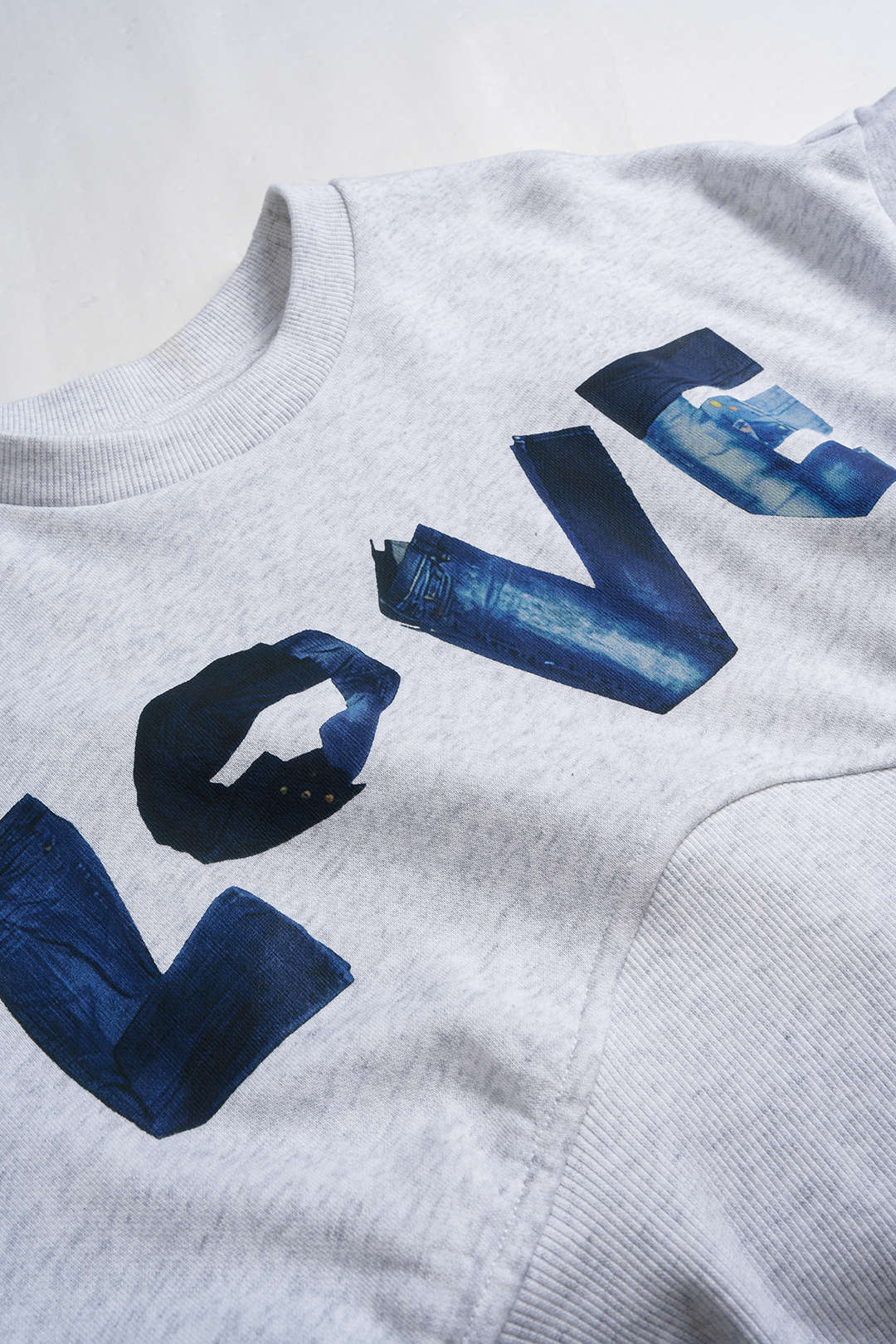 Letter Print  Round Neck Long Sleeve Sweatshirt