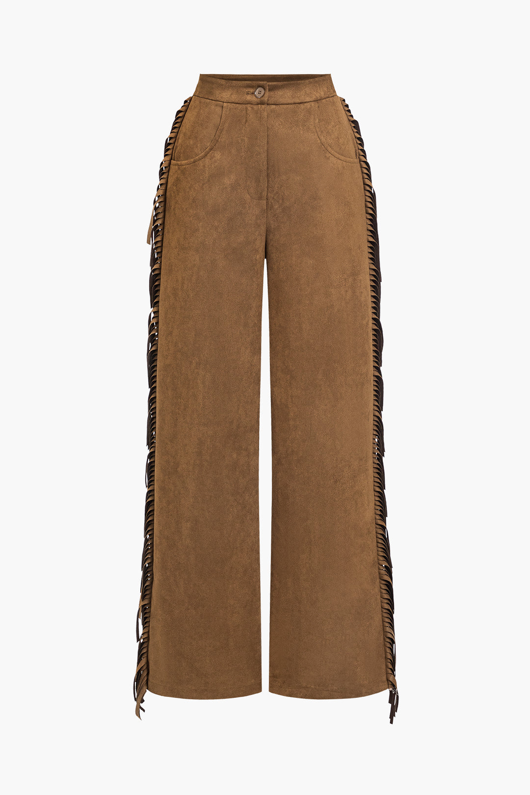 Solid Fringe Trousers