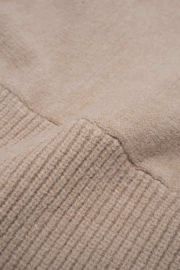 Knit Patchwork Faux Fur One Shoulder Long Sleeve Mini Dress