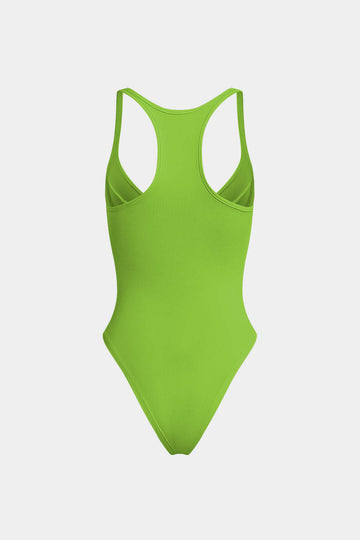 Bażiku Solidu Deep-V Neck Bustier Bodysuit