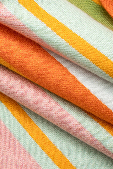 Stripe Slip Knit Maxi Dress
