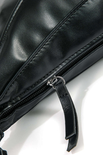 Faux Leather Cross-body Bag