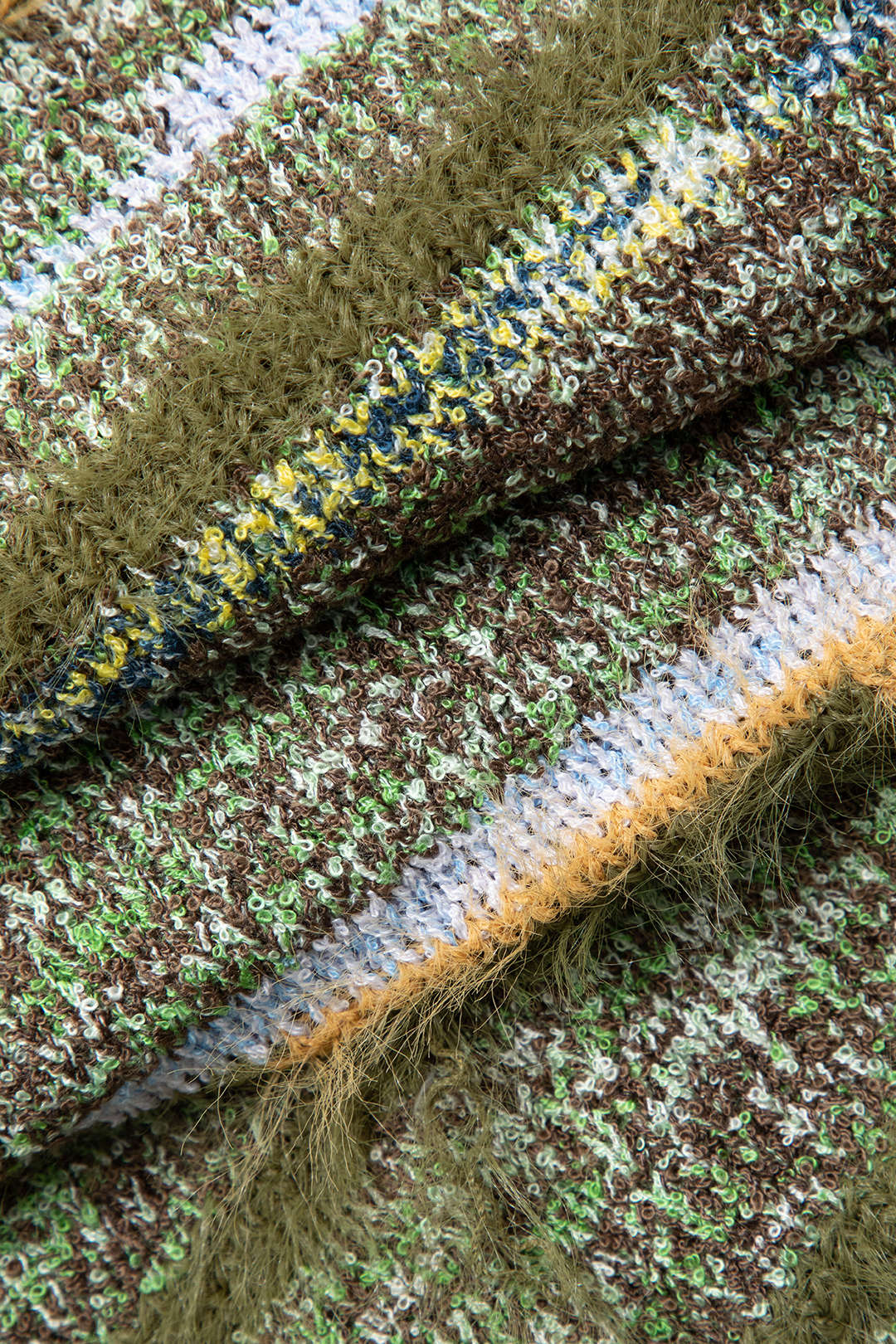 Feather Detail Stripe Cami Knit Midi Dress