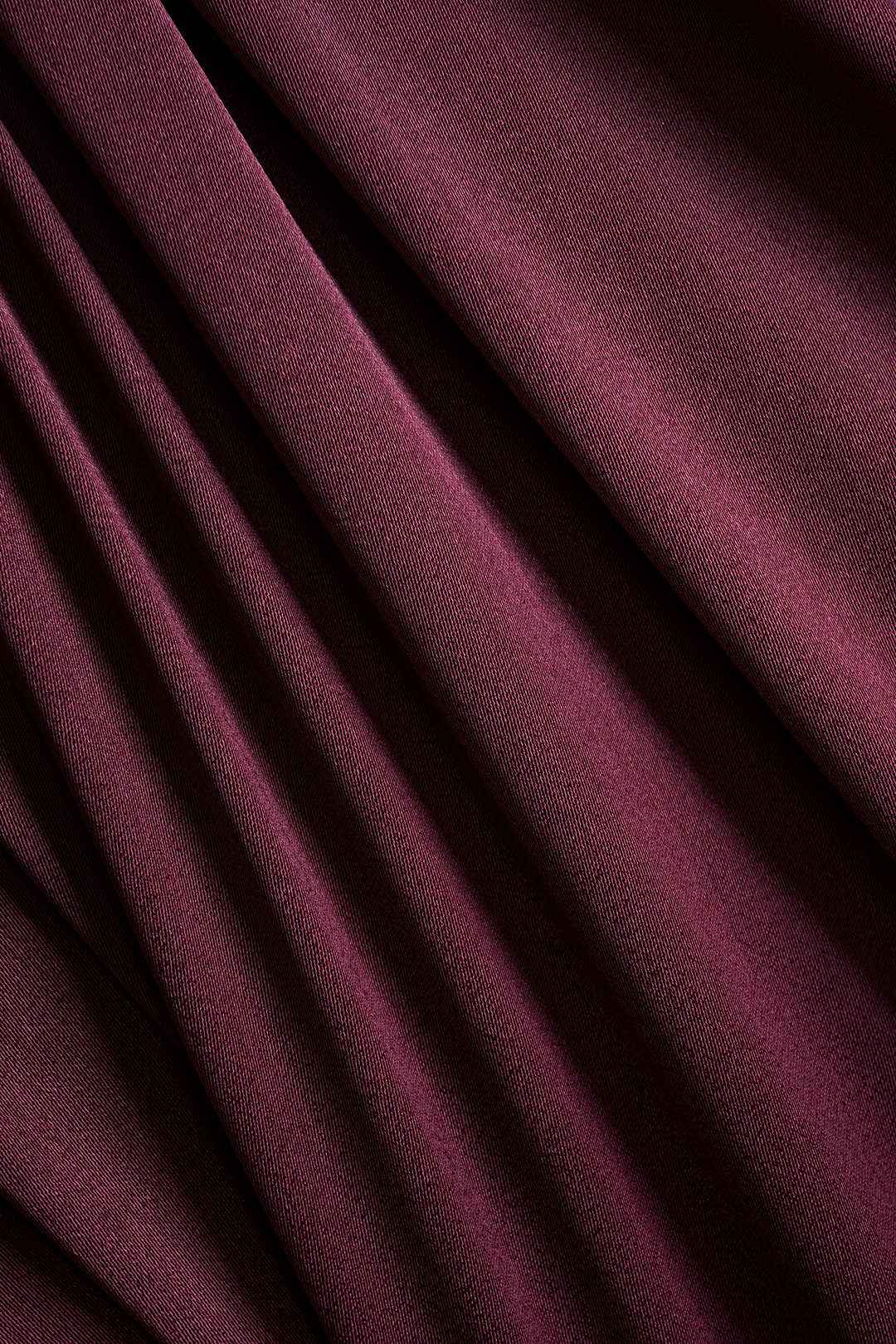 Satin Ruffle Hem αμάνικη μίνι φόρεμα