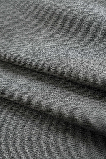 Asymmetrical Notched Lapel Belted Long Sleeve Mini Dress