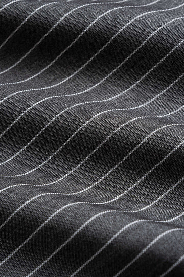 Stripes Print Split Skirt