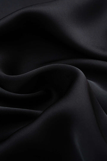 Satin Ruched Crossed Sleeveless Bodysuit