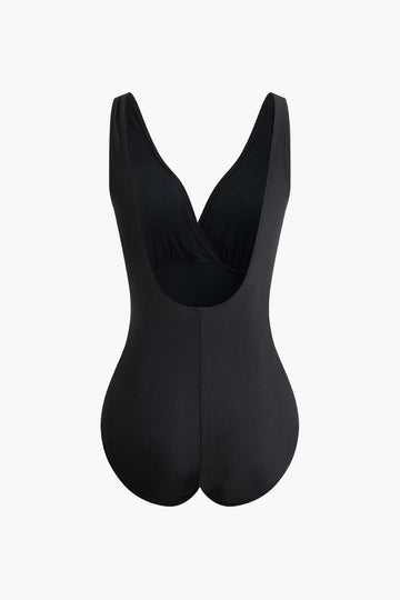 Solid Ruched Bodysuit