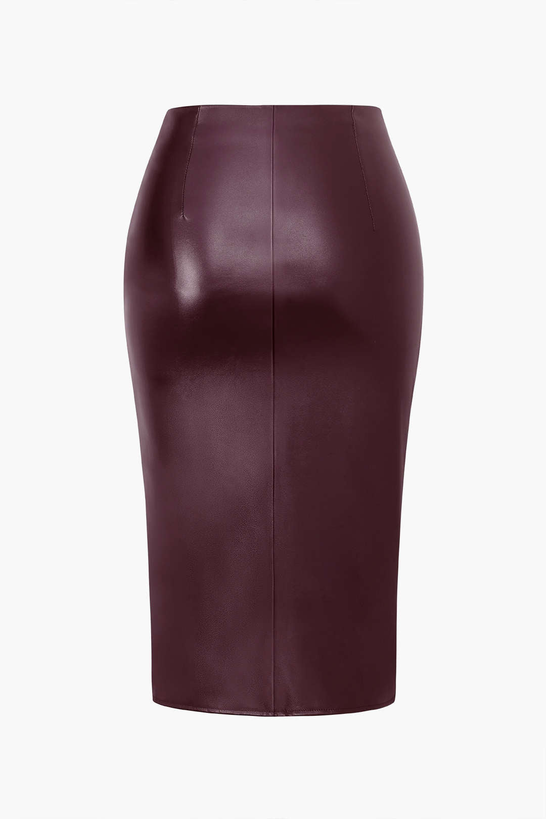 بالاضافة الى حجم فو الجلود تنورة سستة Ruched