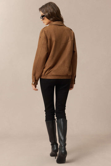 Suede Pocket Jacket