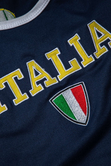 Italia Letter Embroidery T-shirt