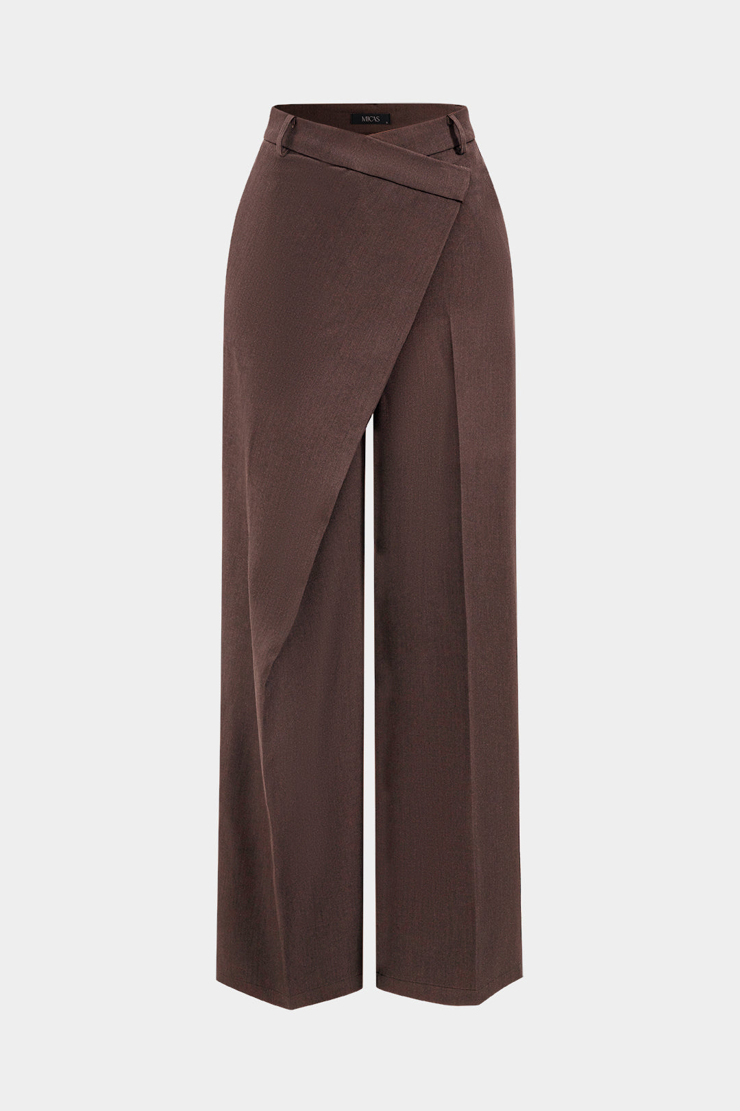 Asymmetrical Wide Leg Trousers