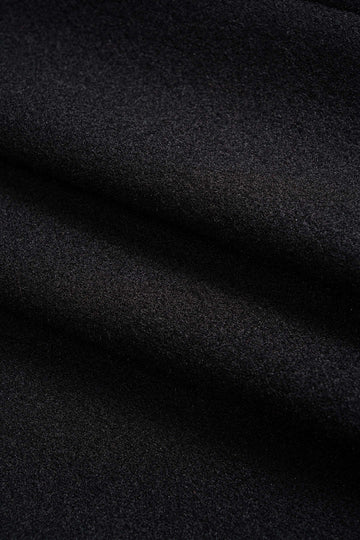 Patchwork Double Breasted Long Sleeve Maxi Dress