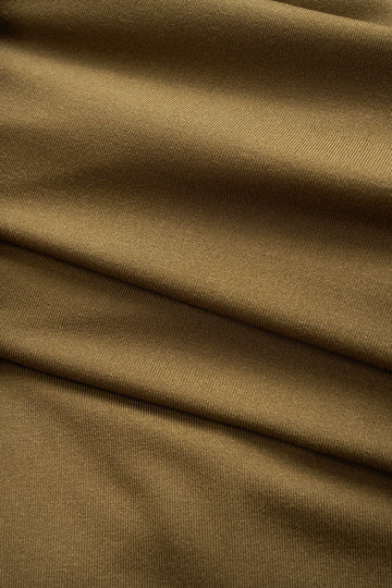 Cut Out Long-Sleeve Top And High Waist Wide Leg Trousers Set