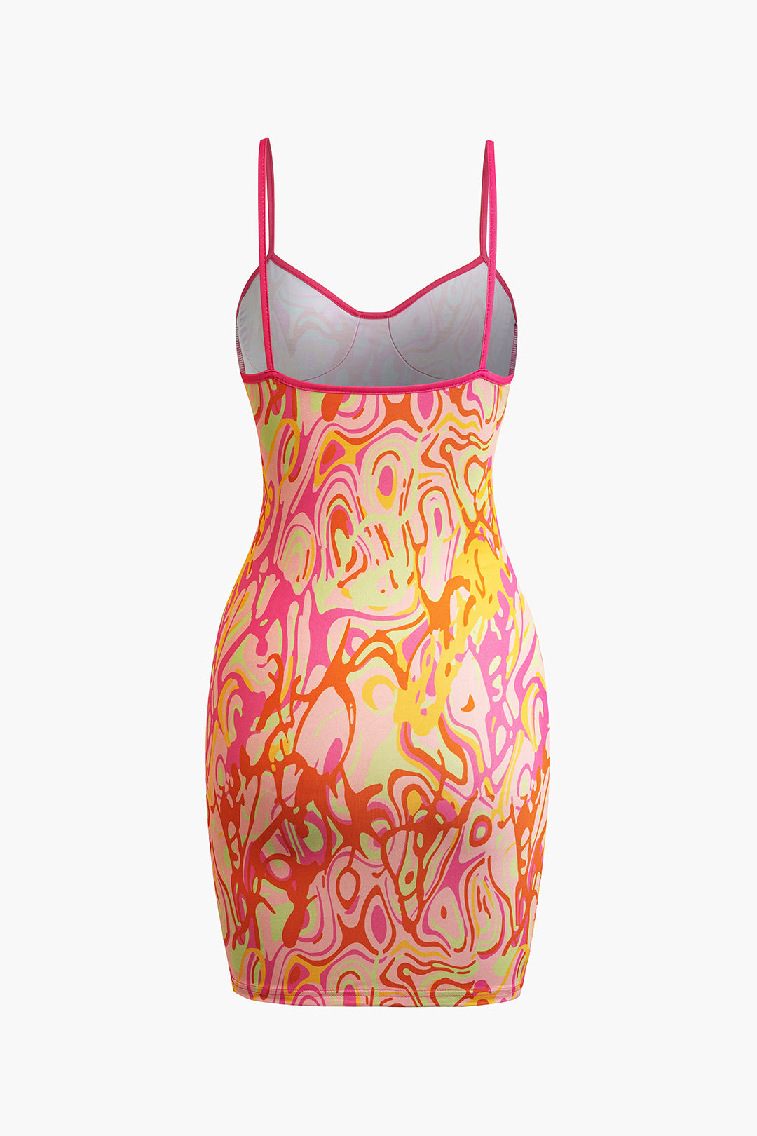 Abstract Print Cami Mini Dress