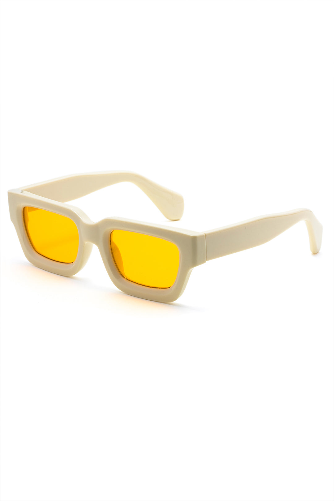 Contrast Square Frame Sunglasses